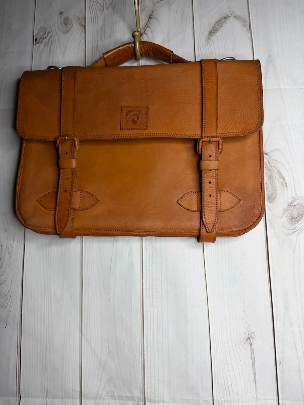 Vintage Leather Messenger Bag - Men's Satchel, briefcase, laptop bag